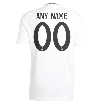 Real Madrid 25/26 Home Football Jersey | Customizable Numbers & Letters